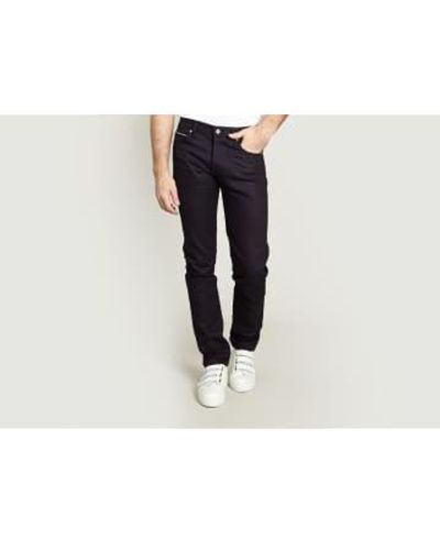 Naked & Famous Blue Super Guy Stretch Selvedge Jeans 29