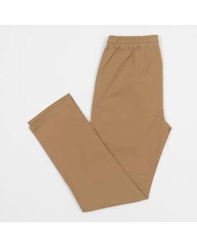 Parlez Spring Chino Trousers In Sand M - Brown