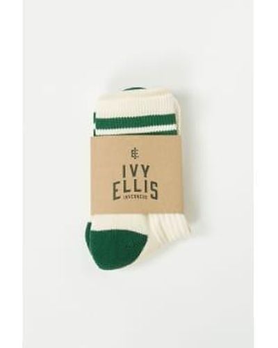 Ivy Ellis Namath Vintage Sport Socks Womens - Verde