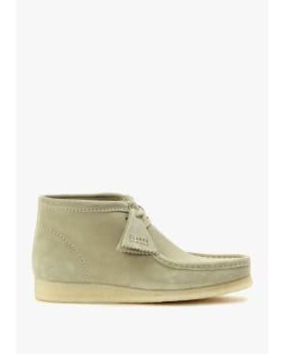 Clarks S Wallabee Suede Boots - Green