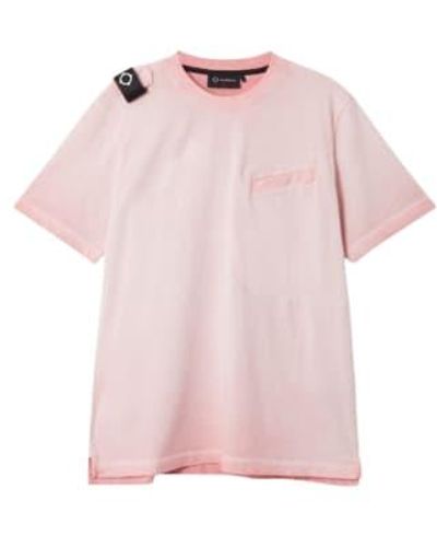 Ma Strum Camiseta Oil Washed - Rosa