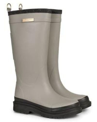 Ilse Jacobsen Long Rubber Boot - Gray