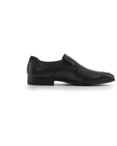 Start-rite Slip On Snr School Shoes / 6 F - Black