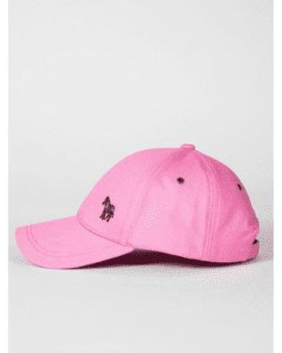 Paul Smith Sombrero béisbol cebra rosa