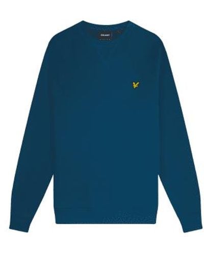 Lyle & Scott Lyle & scott rundhals-sweatshirt apres - Blau