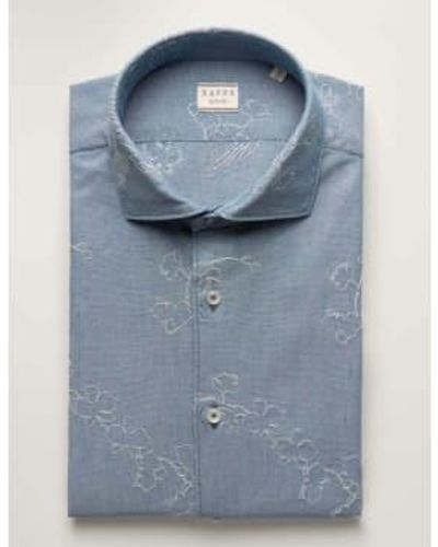 Xacus Shirt Collar Cutaway Canvas 2 - Blu