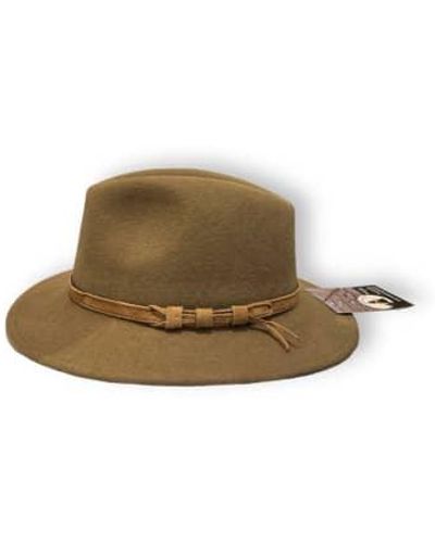 Faustmann Roll Hat Crushable Camel / Brown Set 56 - Natural