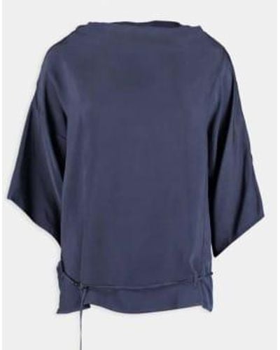 Humanoid Night Rory Relaxed Top - Blu