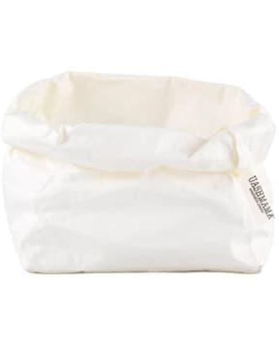 UASHMAMA Paper Bag L - White