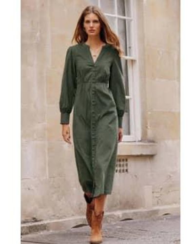 Aspiga Trinity Baby Cord Dress - Green