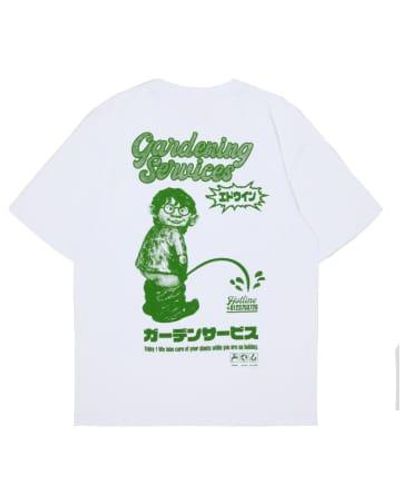 Edwin Gardening Services Short-sleeved T-shirt - Green
