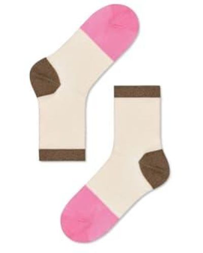 Happy Socks Liza -knöchelsocken - Pink
