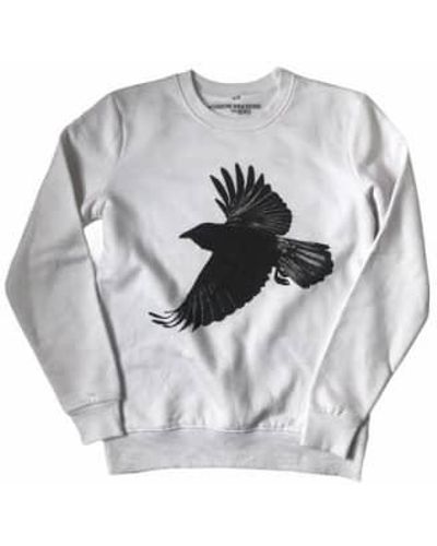 WINDOW DRESSING THE SOUL Crow Sweater Xl - Gray