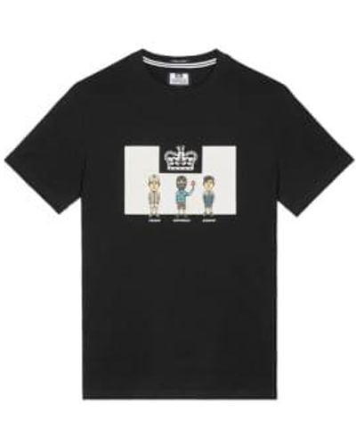 Weekend Offender Seventy Two Graphic T Shirt In - Nero