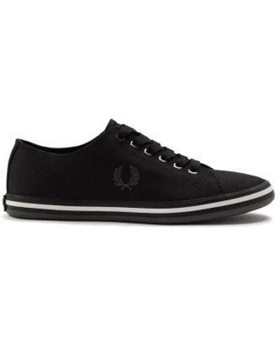 Fred Perry Kingston Twill And Gunmetal - Nero