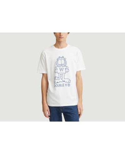 WOOD WOOD Tshirt Ace Standing L - White
