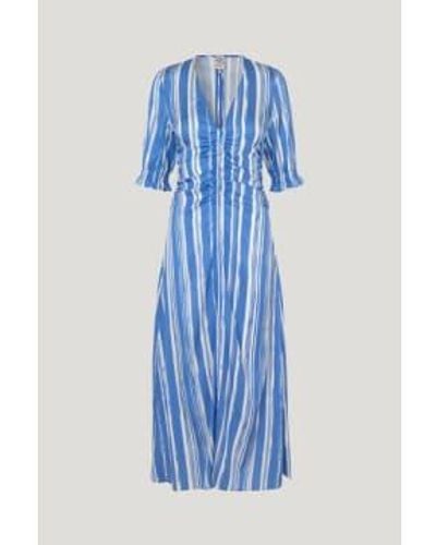 Baum und Pferdgarten Amma Dress Painted Stripe - Blu