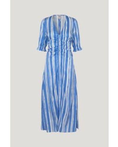Baum und Pferdgarten Amma Dress Painted Stripe 36 - Blue