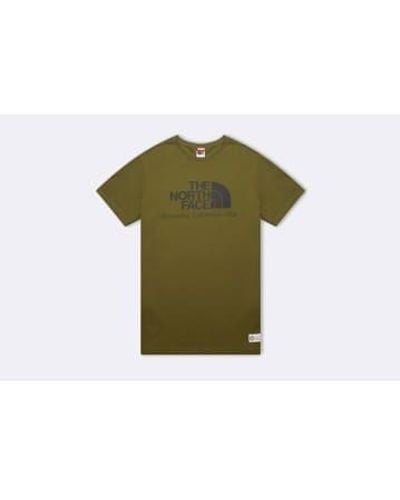The North Face California Tee Scrap Military Olive - Green