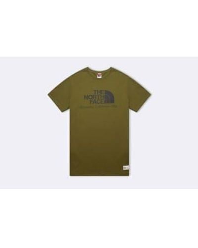 The North Face California Tee Scrap Military Olive - Grün