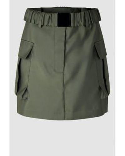 Second Female Elegance Pocket Skirt Xs - Green