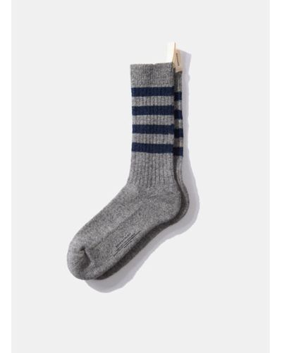 Edmmond Studios Calcetines etiqueta grises calcetines