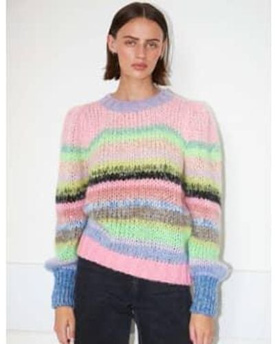DAWNxDARE X Fifi Sweater Pastel Multi S - Multicolor