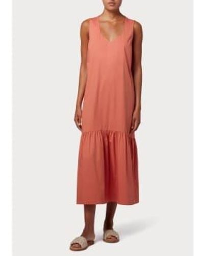Paul Smith Tier Detail Midi Dress Col: 16 , Size: 14 - Red