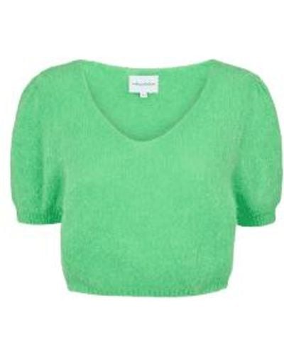 American Dreams Lolanda Cropped Knit Bright / Size Small - Green