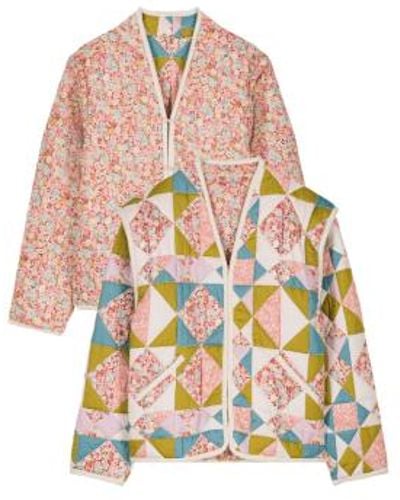 Louise Misha Neliana Jacket Patchwork Sweet Pastel - Multicolore