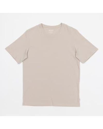 Jack & Jones Jack And Jones Organic Cotton Basic Slim T Shirt In - Neutro