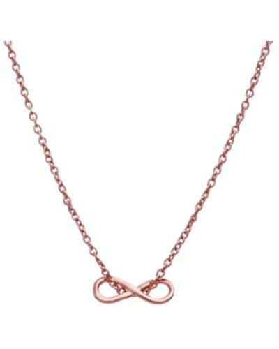 Posh Totty Designs Gold Plated Mini Infinity Charm Necklace - Metallic