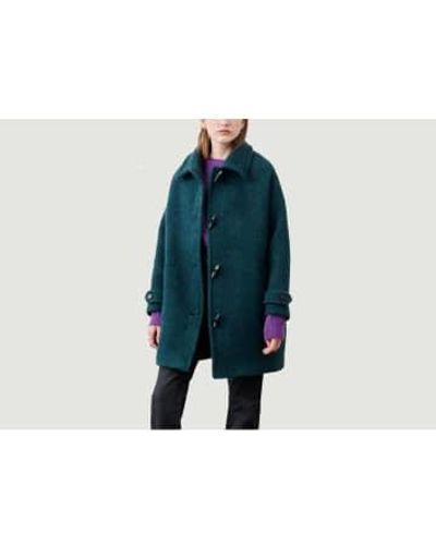 Sessun Manteau oversize Nordfjord - Bleu