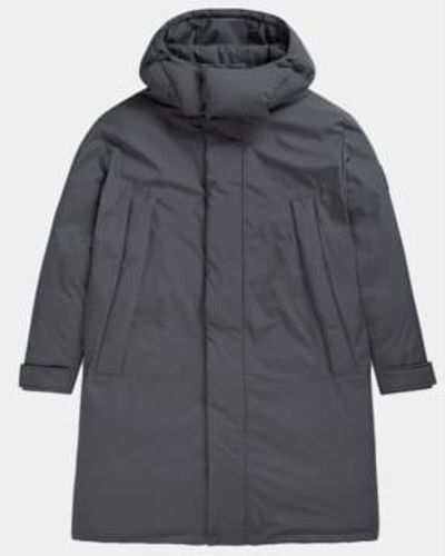 Closed Puffer Parka Anthracite L - Gray