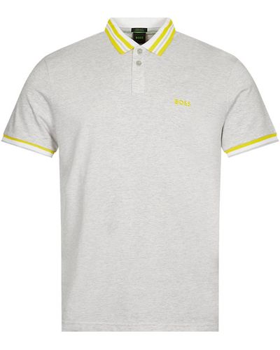 BOSS by HUGO BOSS Light/pastel Grey Paddy 2 Polo Shirt