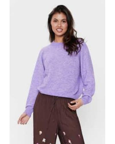 Numph Lavender Nuriette Pullover - Purple