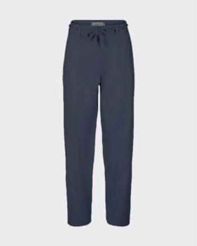 Minimum Navy Blazer Betula Casual Pant 42 - Blue