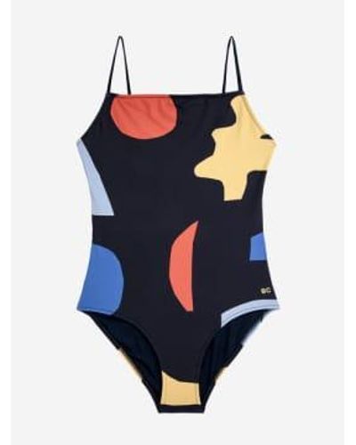 Bobo Choses Summer Night Landscape Swimsuit Xs - Blue