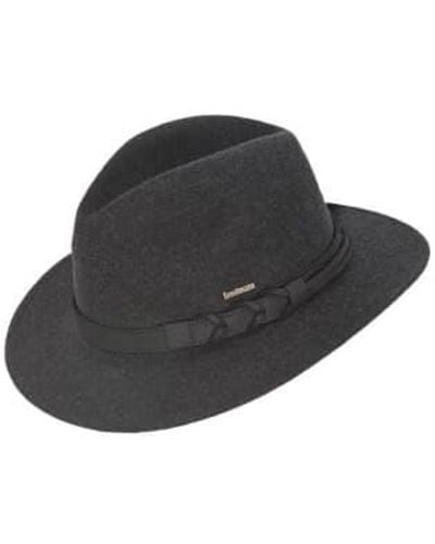 Faustmann Outlaje lana con sombrero viajero hat anthra negro conjunto