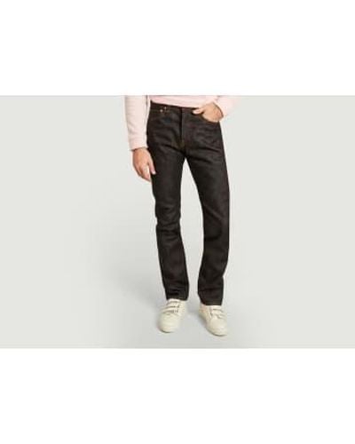 Momotaro Jeans Naturfarbene konische jeans 0605 15 7 oz - Schwarz