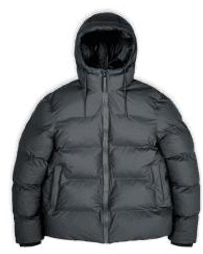 Rains 15060 Puffer Jacket Slate - Nero