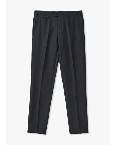 Skopes S Milan Tapered Suit Trousers - Grey