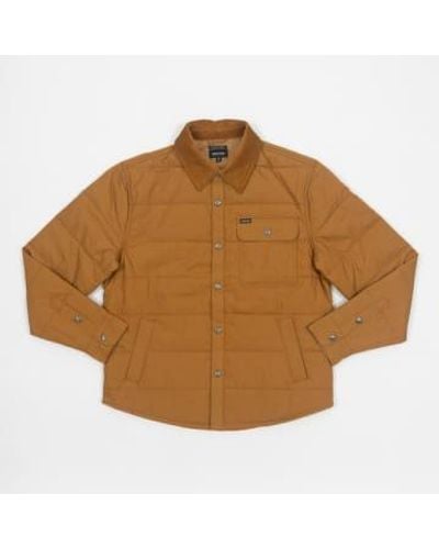 Brixton Cass Insulated Jacket In Golden - Brown