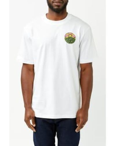 Hikerdelic Camiseta logotipo original blanco