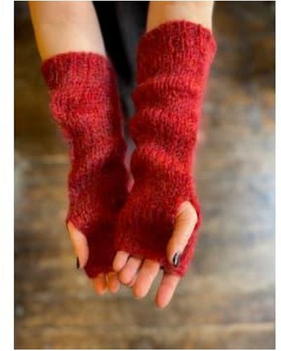 WINDOW DRESSING THE SOUL Wdts Long Arm Warmers - Red