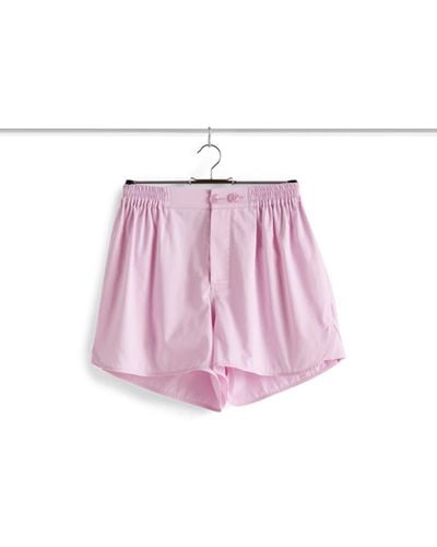 Hay Short De Pyjama Rose Outline - Pink