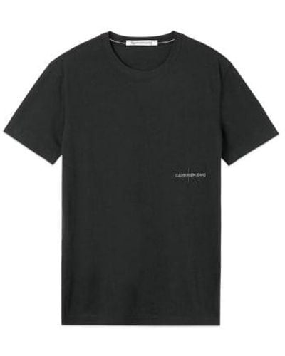 Calvin Klein Off Placed Iconic T Shirt Large - Multicolor