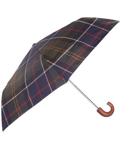 Barbour Mini parapluie tartan - Vert