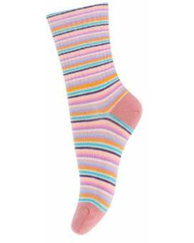 mpDenmark Mp Re Stock Socks - Rosa