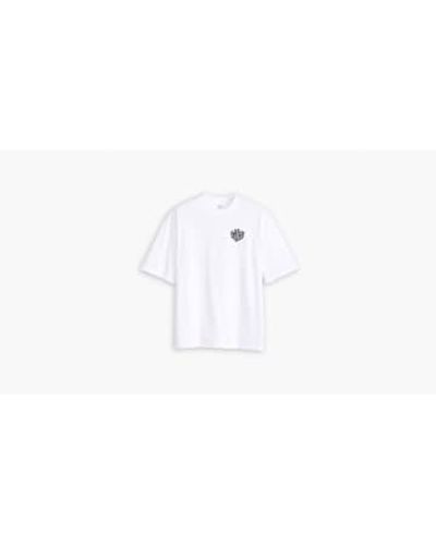 Levi's Brin Palm Scenic Half Sleeve T Shirt L - White